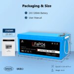 SunGoldPower 24V 100AH LifePO4 Deep Cycle Lithium Battery Bluetooth / Self-Heating / IP65 - 图片 7