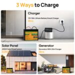 ECO-WORTHY 12V 100Ah LiFePO4 Battery With Bluetooth And Low-Temperature Protection - 图片 7