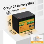 ECO-WORTHY 12V 100Ah LiFePO4 Battery With Bluetooth And Low-Temperature Protection - 图片 8