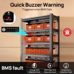 ECO-WORTHY 12V 100AH Lithium Battery with Battery Status Display and 100A BMS with Low-Temp Protection - 图片 4