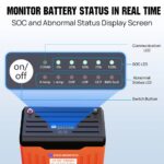 ECO-WORTHY 12V 100AH Lithium Battery with Battery Status Display and 100A BMS with Low-Temp Protection - 图片 7