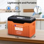 ECO-WORTHY 12V 100AH Lithium Battery with Battery Status Display and 100A BMS with Low-Temp Protection - 图片 6