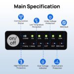 ECO-WORTHY 12V 100AH Lithium Battery with Battery Status Display and 100A BMS with Low-Temp Protection - 图片 3