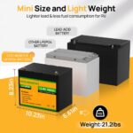 ECO-WORTHY 12V 100Ah Lithium Iron Phosphate Battery - 图片 5