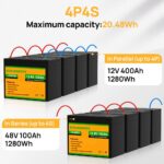 ECO-WORTHY 12V 100Ah Lithium Iron Phosphate Battery - 图片 7