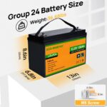 ECO-WORTHY 12V 150Ah Lithium Iron Phosphate Battery With Bluetooth And Low-temperature Protection - 图片 6