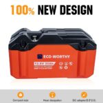 ECO-WORTHY 12V 20Ah Portable LiFePO4 Deep Cycle Rechargeable Battery - 图片 2