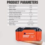ECO-WORTHY 12V 20Ah Portable LiFePO4 Deep Cycle Rechargeable Battery - 图片 9