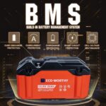 ECO-WORTHY 12V 20Ah Portable LiFePO4 Deep Cycle Rechargeable Battery - 图片 8