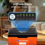 ECO-WORTHY 12V 280AH Lifepo4 Battery with SOC LEDs and Low Temp Protection - 图片 2
