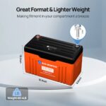 ECO-WORTHY 12V 280AH Lifepo4 Battery with SOC LEDs and Low Temp Protection - 图片 7