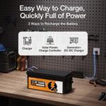 ECO-WORTHY 12V 280Ah Lithium Iron Phosphate Battery With Bluetooth - 图片 9