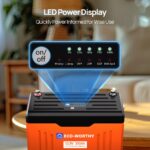 ECO-WORTHY 12V 300AH Lifepo4 Lithium Battery Bluetooth With SOC LEDs And Low Temp Protection - 图片 2
