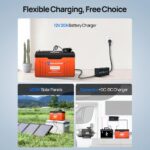 ECO-WORTHY 12V 300AH Lifepo4 Lithium Battery Bluetooth With SOC LEDs And Low Temp Protection - 图片 5