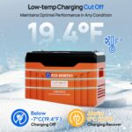 ECO-WORTHY 12V 300AH Lifepo4 Lithium Battery Bluetooth With SOC LEDs And Low Temp Protection - 图片 8