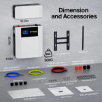 ECO-WORTHY 48V 100AH WallMount Indoor Battery With Conduit Box - 图片 9