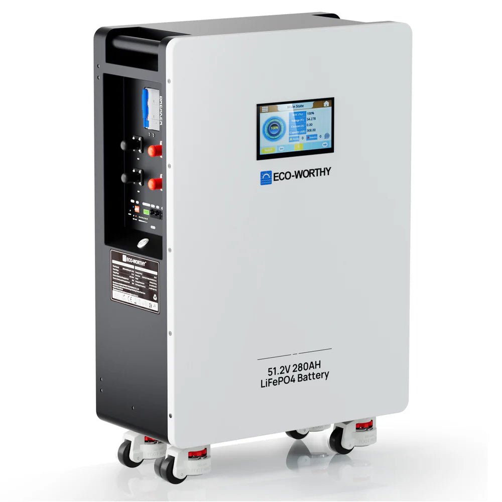 eco-worthy-512v-280ah-lifepo4-batterybatteriesus-l13lfplddc280-1a-1-2111302.jpg ECO-WORTHY 51.2V 280Ah LiFePO4 Battery - 图片 1