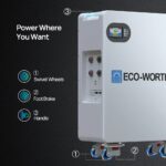 ECO-WORTHY 51.2V 280Ah LiFePO4 Floor Standing Battery with 4 Footmaster Nylon Wheels for Off-grid Home Energy Storage - 图片 6