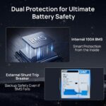 ECO-WORTHY Cubix 100 48V 100Ah Server Rack Battery - 图片 13