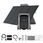 EcoFlow DELTA Pro 3 Solar Generator + 400W Portable Solar Panels
