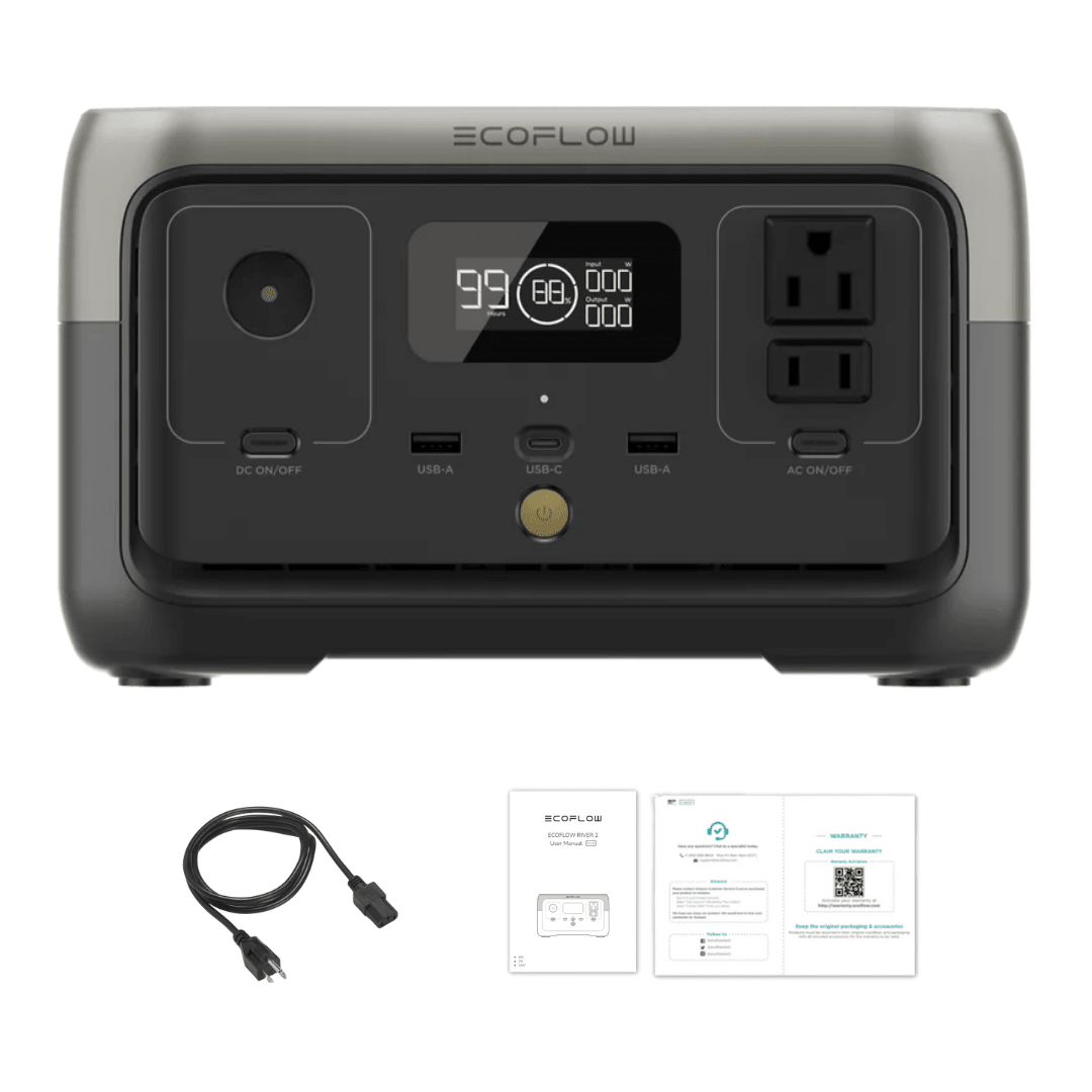 ecoflow-river-2-portable-power-stationsolar-generators-kitszmr600-us-3441970.png EcoFlow RIVER 2 Portable Power Station - 图片 1