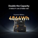 Pecron EP3800-48V 3840Wh Expansion Battery for E1500LFP/ E3600LFP/ E1000LFP/ E2400LFP/ F3000LFP - 图片 5