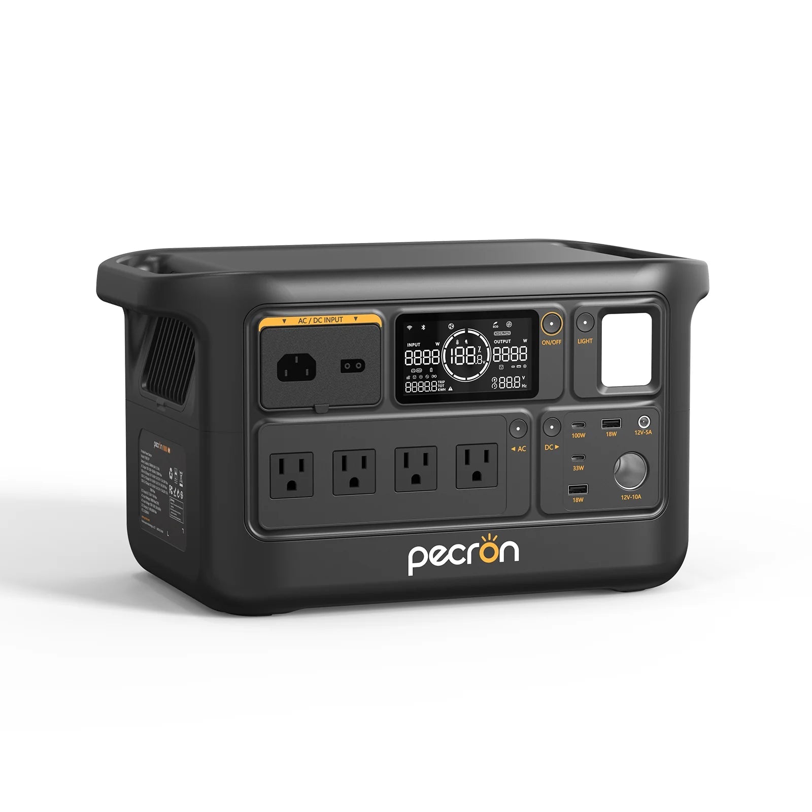 pecron-f1000lfp-1500w-1004wh-portable-power-stationsolar-generators-kitsf1000lfp-5069765.jpg Pecron F1000LFP 1500W 1004Wh Portable Power Station - 图片 1