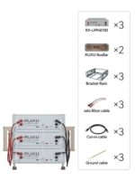 RUiXU Battery Optional Installation Method - Bracket Rack - Flexibility & Stackable - 图片 2