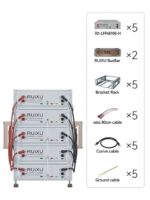 RUiXU Battery Optional Installation Method - Bracket Rack - Flexibility & Stackable - 图片 4