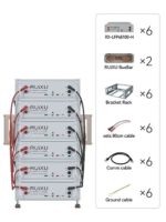 RUiXU Battery Optional Installation Method - Bracket Rack - Flexibility & Stackable - 图片 5