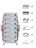 RUiXU Battery Optional Installation Method - Bracket Rack - Flexibility & Stackable - 图片 6
