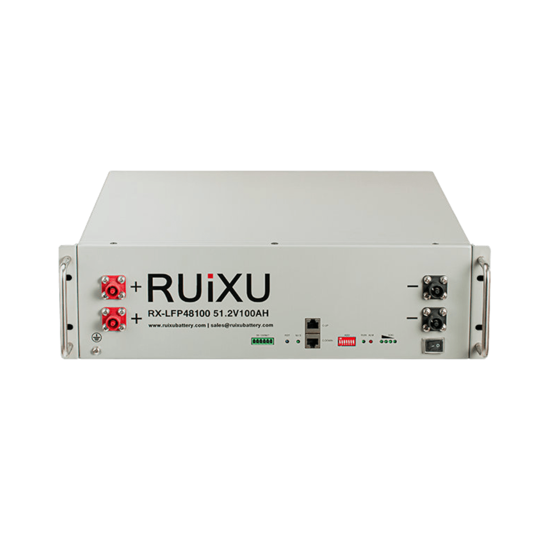 ruixu-rx-lfp48100-512v-100ah-rack-mounted-lifepo4-batterybatteriesrx-lfp48100-7637698.png RUiXU RX-LFP48100 51.2V 100Ah Rack Mounted LiFePO4 Battery - 图片 1