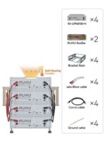 RUiXU Self-Heating Battery Optional Installation Method - Bracket Rack - 图片 3