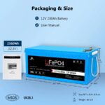 SunGoldPower 12V 200AH LIFEPO4 Deep Cycle Lithium Battery Bluetooth / Self-Heating / IP65 - 图片 6