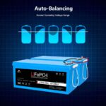 SunGoldPower 12V 200AH LIFEPO4 Deep Cycle Lithium Battery Bluetooth / Self-Heating / IP65 - 图片 5