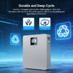 SunGoldPower CoreX 5 Elite Wall Mounted 48V 100AH Residential Energy Storage Battery Pack - 图片 4