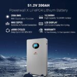 SunGoldPower Powerwall X 51.2V 200AH LiFePO4 Lithium Battery - 图片 2